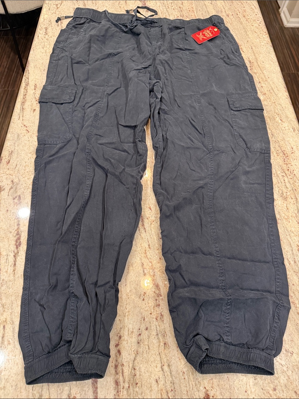 Casual Cargo Pants – Navy Blue